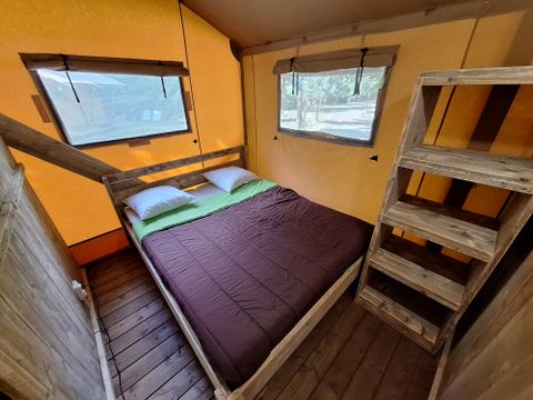 TENTE TOILE ET BOIS 6 personnes - Lodge SAFARI 6 pers