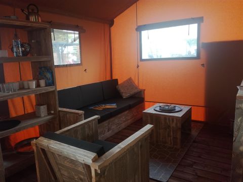 TENTE TOILE ET BOIS 6 personnes - Lodge SAFARI 6 pers