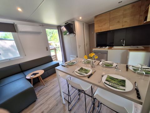 MOBILHOME 7 personnes - Mobil home Luxe 7 pers