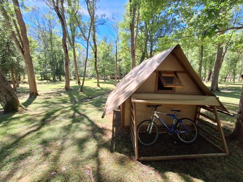 TENTE TOILE ET BOIS 2 personnes - Cyclo-Tente 2 pers