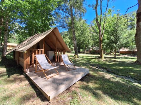 TENTE TOILE ET BOIS 1 personne - Cyclo-Tente 