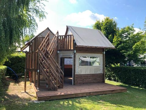 TENTE TOILE ET BOIS 4 personnes - Cabatente 4/6 pers