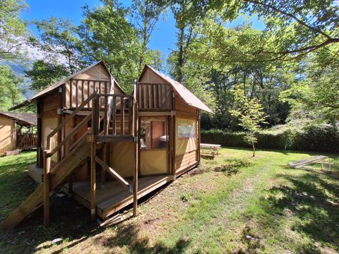 TENTE TOILE ET BOIS 4 personnes - Cabatente 4/6 pers