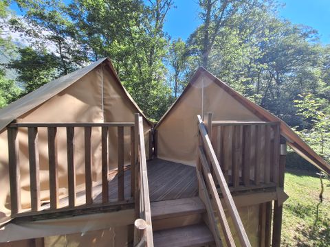 TENTE TOILE ET BOIS 4 personnes - Cabatente 4/6 pers