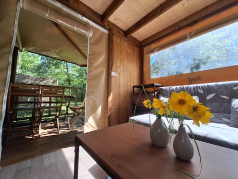 TENTE TOILE ET BOIS 4 personnes - Cabatente 4/6 pers