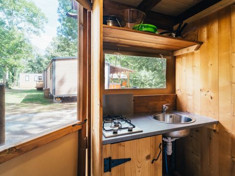 TENTE TOILE ET BOIS 4 personnes - Cabatente 4/6 pers