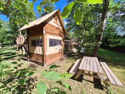 TENTE TOILE ET BOIS 4 personnes - Cabatente 4/6 pers