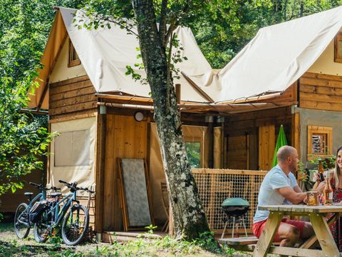 TENTE TOILE ET BOIS 4 personnes - Cabatente 4/6 pers