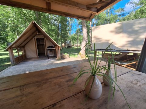 TENTE TOILE ET BOIS 4 personnes - Poly'tente 4 pers