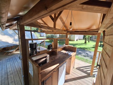 TENTE TOILE ET BOIS 4 personnes - Poly'tente 4 pers