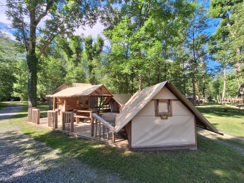 TENTE TOILE ET BOIS 4 personnes - Poly'tente 4 pers