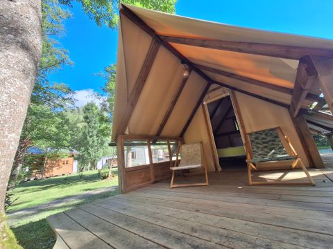 TENTE TOILE ET BOIS 4 personnes - Poly'tente 4 pers