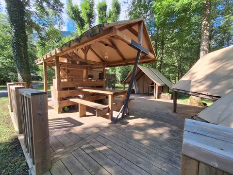 TENTE TOILE ET BOIS 4 personnes - Poly'tente 4 pers
