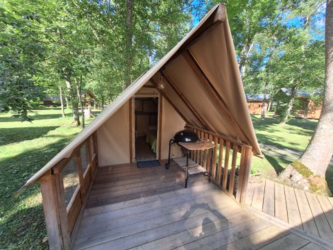 TENTE TOILE ET BOIS 4 personnes - Poly'tente 4 pers