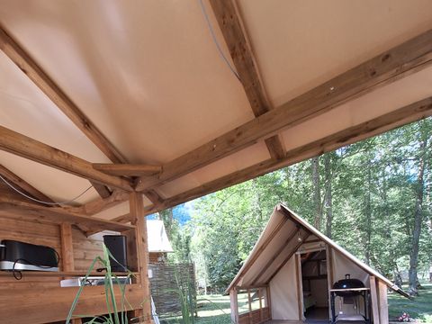 TENTE TOILE ET BOIS 4 personnes - Poly'tente 4 pers