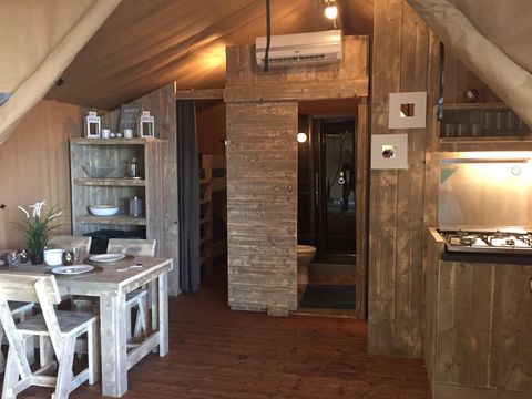 TENTE TOILE ET BOIS 4 personnes - Lodge WOODY 4 pers