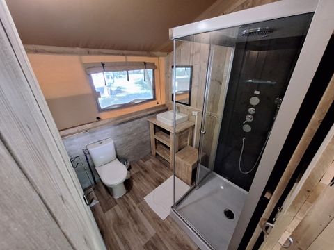 TENTE TOILE ET BOIS 4 personnes - Lodge WOODY 4 pers