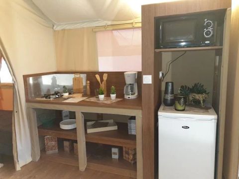 Tente 4 personnes - Tente JUNGLE Standard 20m² (2ch 4 pers) sans sanitaires 2/4 pers