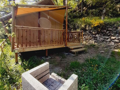 Tente 4 personnes - Tente JUNGLE Standard 20m² (2ch 4 pers) sans sanitaires 2/4 pers
