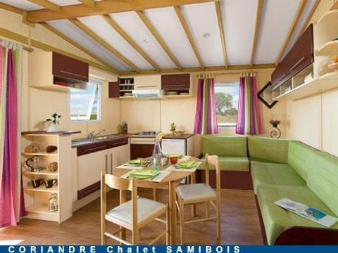 Chalet 6 personnes - Chalet REMONTALOU Confort 35m² (3ch 6 pers.) - Animaux acceptés 2/6 pers