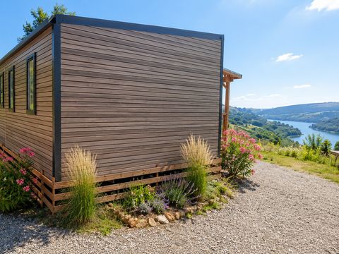 Mobilhome 8 personnes - Mobil-Home BREZONS Premium 41m2 - Climatisé (4ch 8 pers) 2 SDB - Vue Lac 4/8 pers
