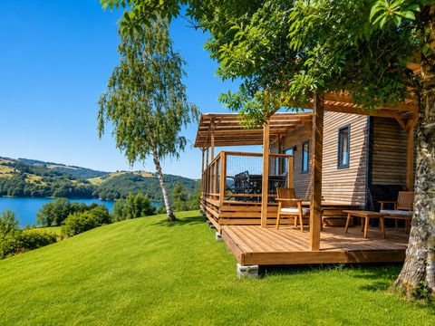 Mobilhome 8 personnes - Mobil-Home BREZONS Premium 41m2 - Climatisé (4ch 8 pers) 2 SDB - Vue Lac 4/8 pers