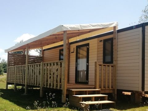 MOBILHOME 6 personnes - MODULO 3 CH, TV, CLIM, LAVE-VAISSELLE, PL (NOUVEAUTE 2024)