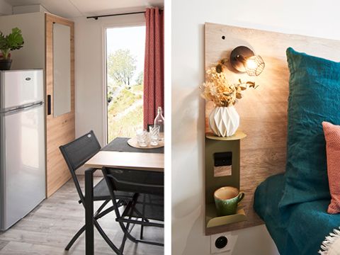 MOBILHOME 6 personnes - MODULO 3 CH, TV, CLIM, LAVE-VAISSELLE, PL (NOUVEAUTE 2024)