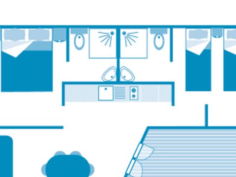 CHALET 6 personnes - Chalet Castelnaud 5/6p 2ch ***