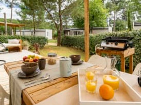 MOBILHOME 4 personnes - Cottage KEYWEST 4P 2ch 2sdb clim Premium