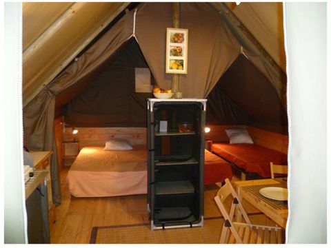Tente en toile et en bois 4 personnes - La Cabane Toilée