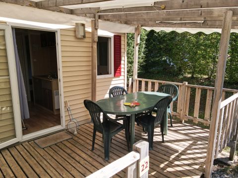 MOBILHOME 4 personnes -  21 m²: Un petit modèle confortable.