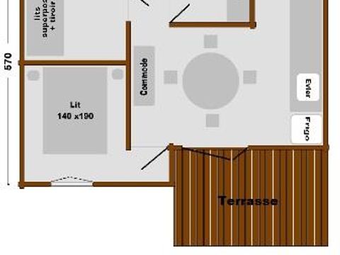CHALET 5 personnes - Orchidée 39