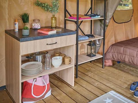 LODGE 5 personnes - Lodge toilé BALI – 32 m² –  sans sanitaires