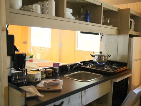 LODGE 7 personnes - Tente Eco-Lodge 3 chambres