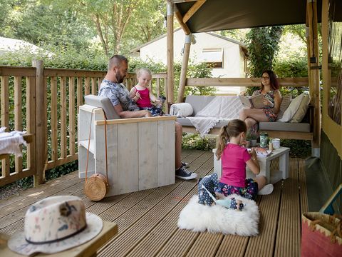 LODGE 7 personnes - Tente Eco-Lodge 3 chambres