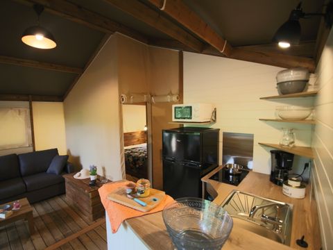 LODGE 5 personnes - Tente Eco-Lodge 2 chambres