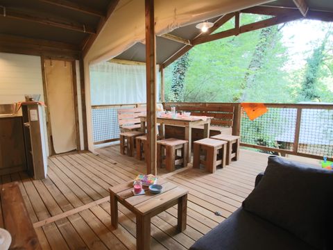 LODGE 5 personnes - Tente Eco-Lodge 2 chambres