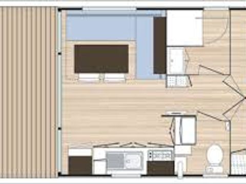 MOBILHOME 4 personnes - Familial Classic Pano 2Ch
