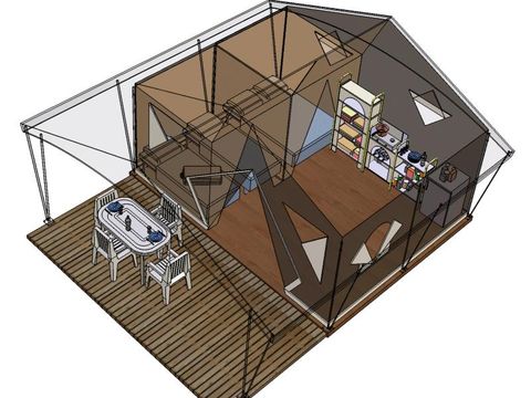 LODGE 5 personnes - Tente Lodge Canada 5