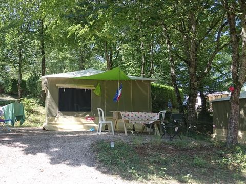 TENTE TOILE ET BOIS 4 personnes - Tente Lodge Caraïbes 4