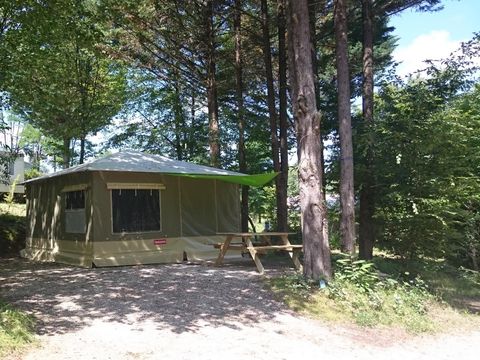 TENTE TOILE ET BOIS 4 personnes - Tente Lodge Caraïbes 4