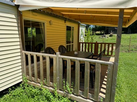 MOBILHOME 4 personnes - SUNROLLER : 2 Chambres - Terrasse Couverte -