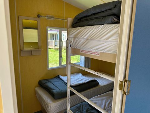 MOBILHOME 5 personnes - Mobil-Home BLUE-BIRD : 2 Chambres - 2 ads + 3 enfts - Grand Réfrigérateur - Terrasse 2/5 pers