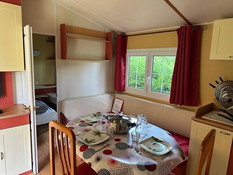 MOBILHOME 6 personnes - Mobil-Home TEXAS : 3 Chambres - TV - Grand Réfrigérateur - Terrasse Couverte - 6 pers