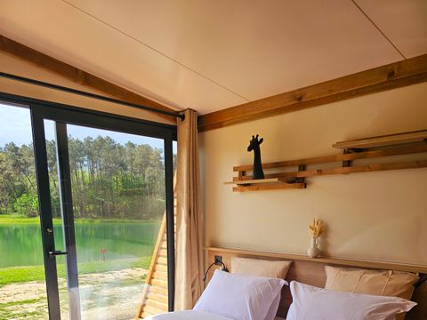 CHALET 4 personnes - Chalet premium 2 chambres 2 salles de bains face a l'etang 1/4 pers