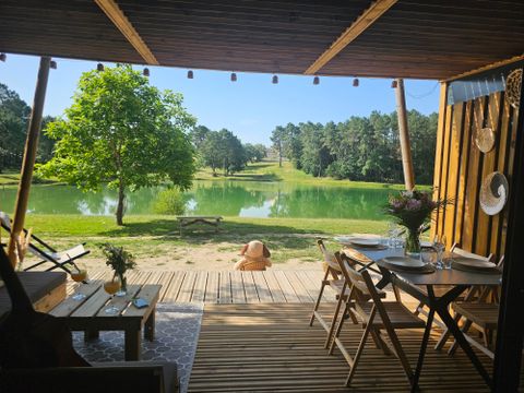 CHALET 4 personnes - Chalet premium 2 chambres 2 salles de bains face a l'etang 1/4 pers