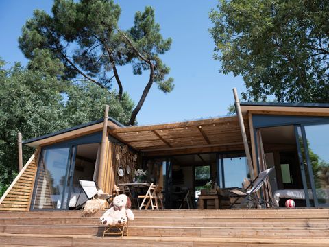 CHALET 4 personnes - Chalet premium 2 chambres 2 salles de bains face a l'etang 1/4 pers