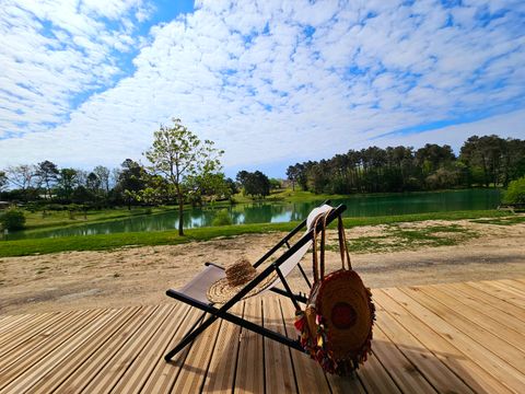 CHALET 4 personnes - Chalet premium 2 chambres 2 salles de bains face a l'etang 1/4 pers