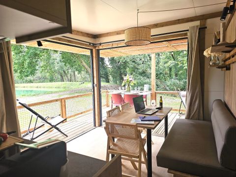 CHALET 5 personnes - Chalet Premium double exposition face à l'étang 1/5 pers